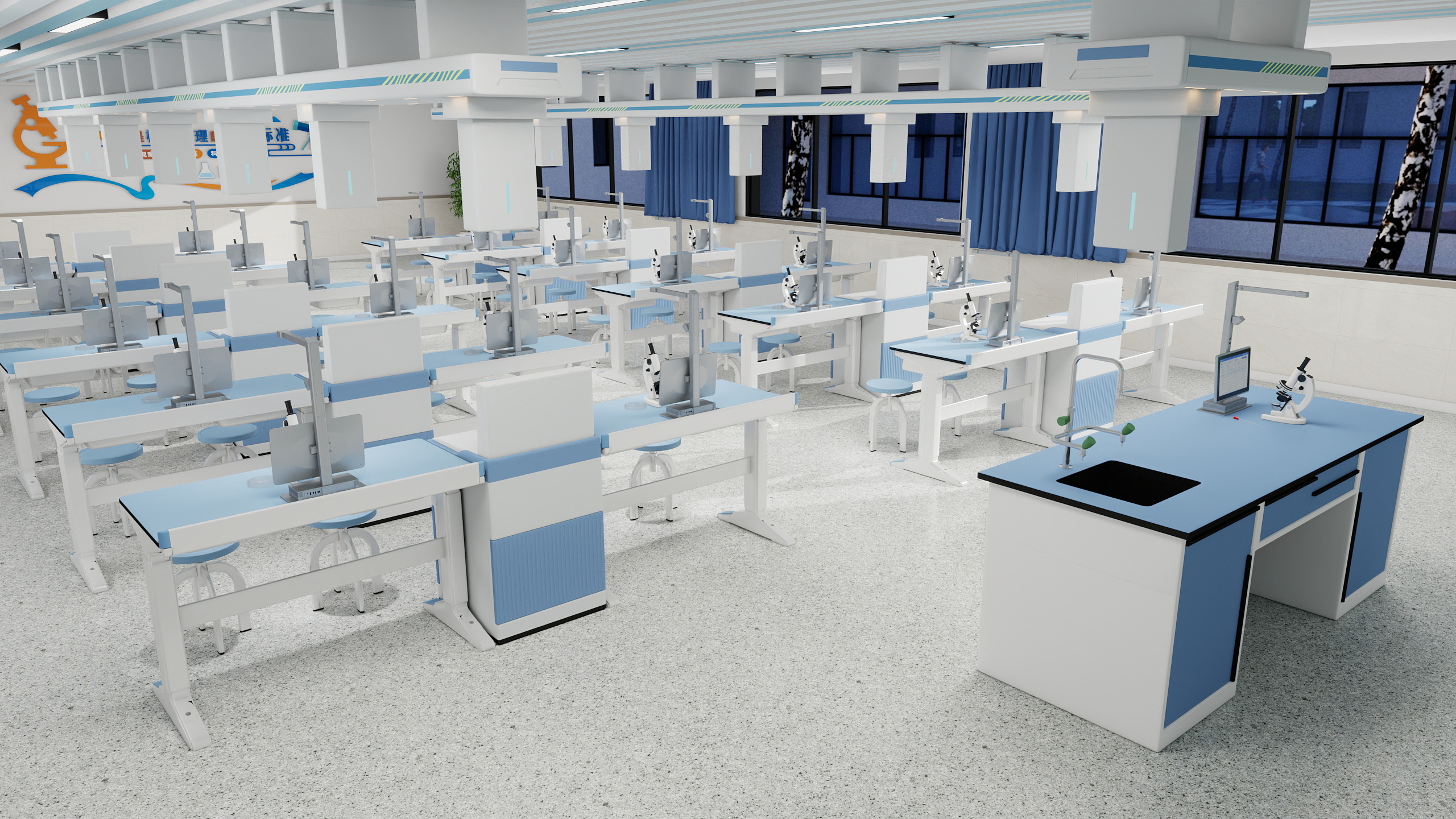 生物实验AI教考实验室